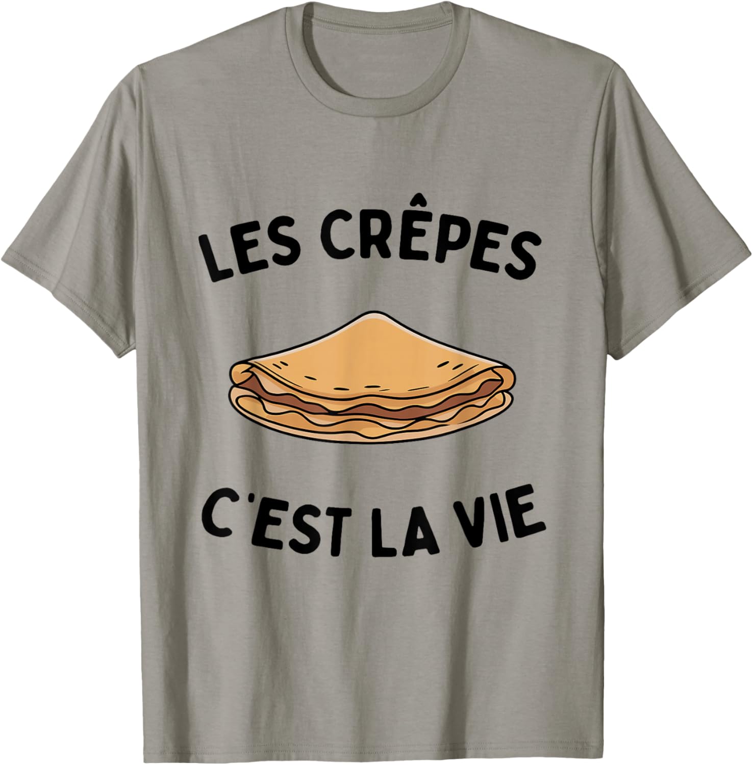 Les Crêpes C'est La Vie Funny Funny Kitchen Sweet Salty T-Shirt - T-Shirt | Sand