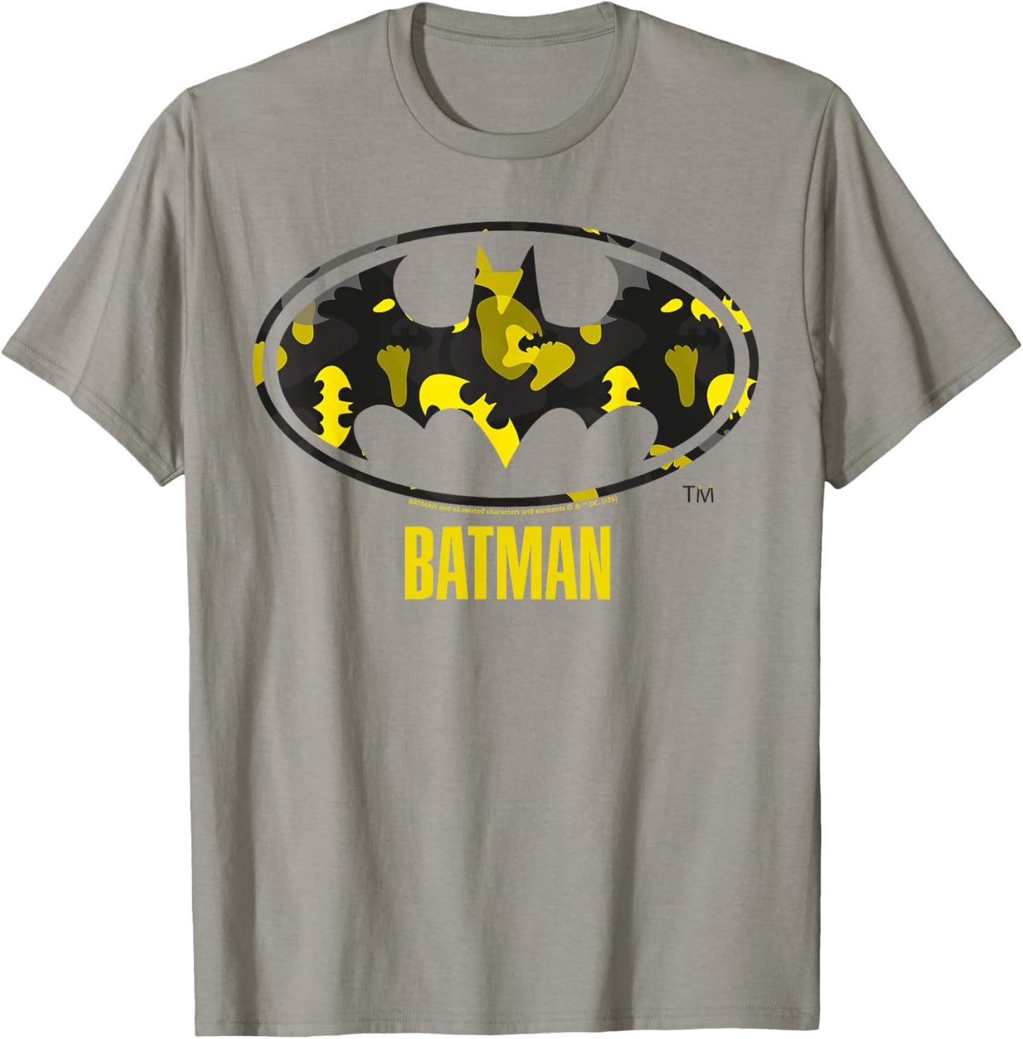 Batman Yellow Logo Silhouette Edition Comic T-Shirt - T-Shirt | Sand