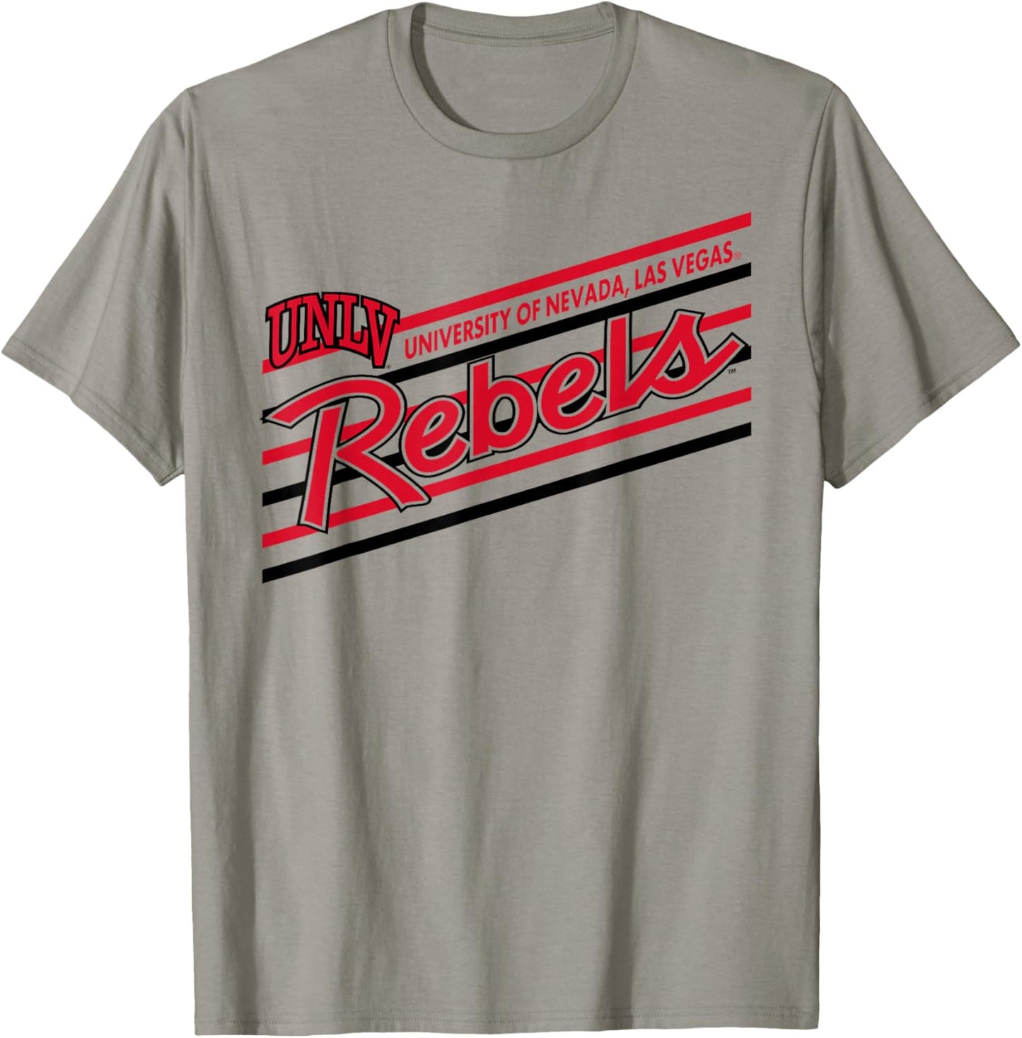 UNLV Rebels Retro Performer White Officially Licensed T-Shirt - T-Shirt | Sand