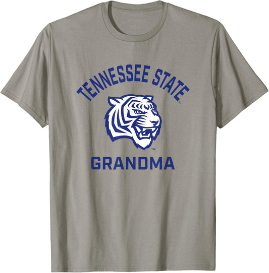 Tennessee State University TSU Tigers Arched Grandma T-Shirt - T-Shirt | Sand