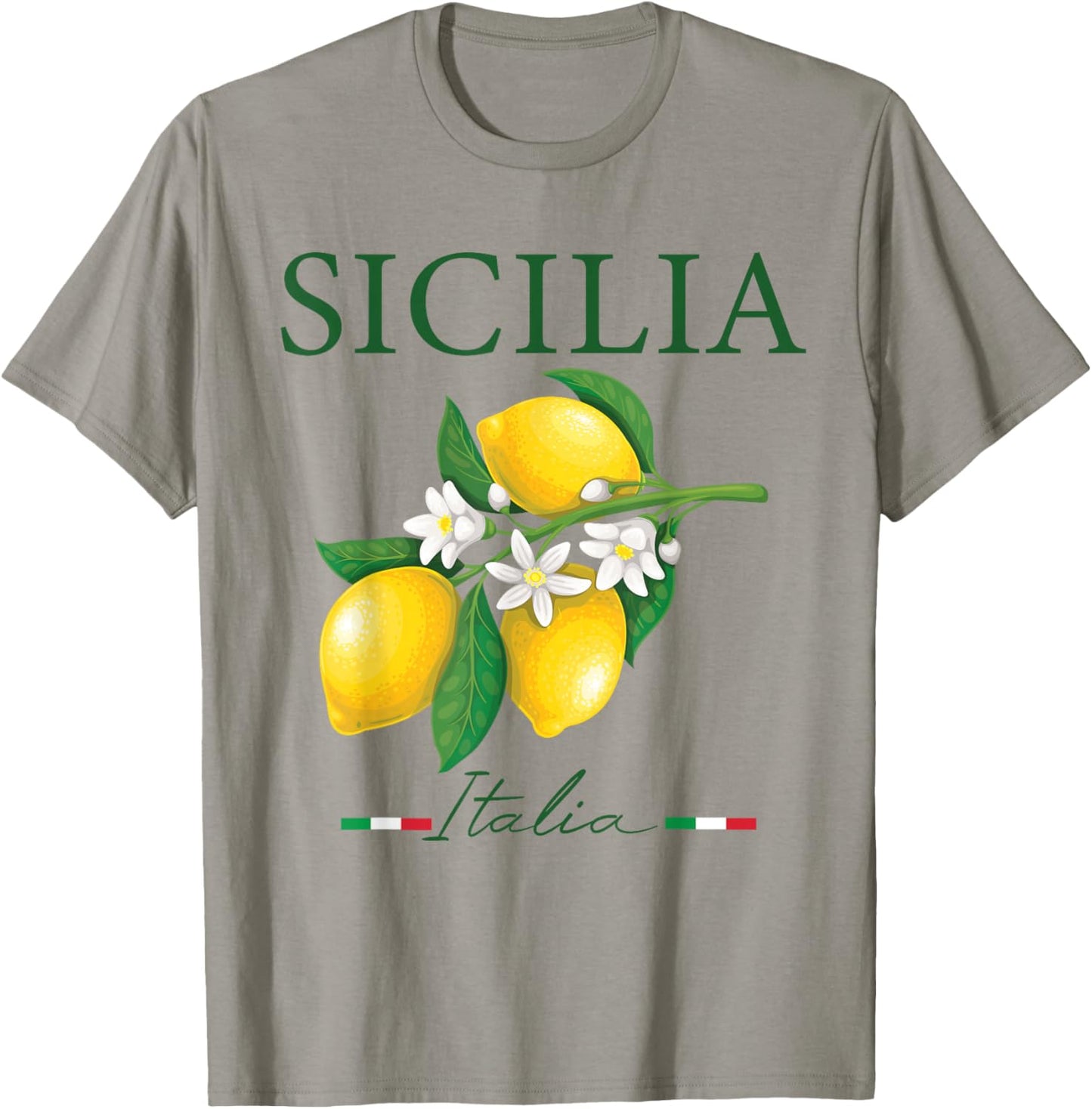 Sicilia Italia Italian Lemons Proud Sicilian Italy Lovers T-Shirt - T-Shirt | Sand