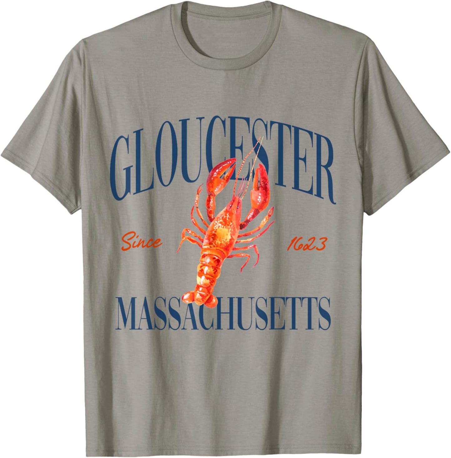 Gloucester Massachusetts Est. 1623 - Old Money, Classic T-Shirt - T-Shirt | Sand