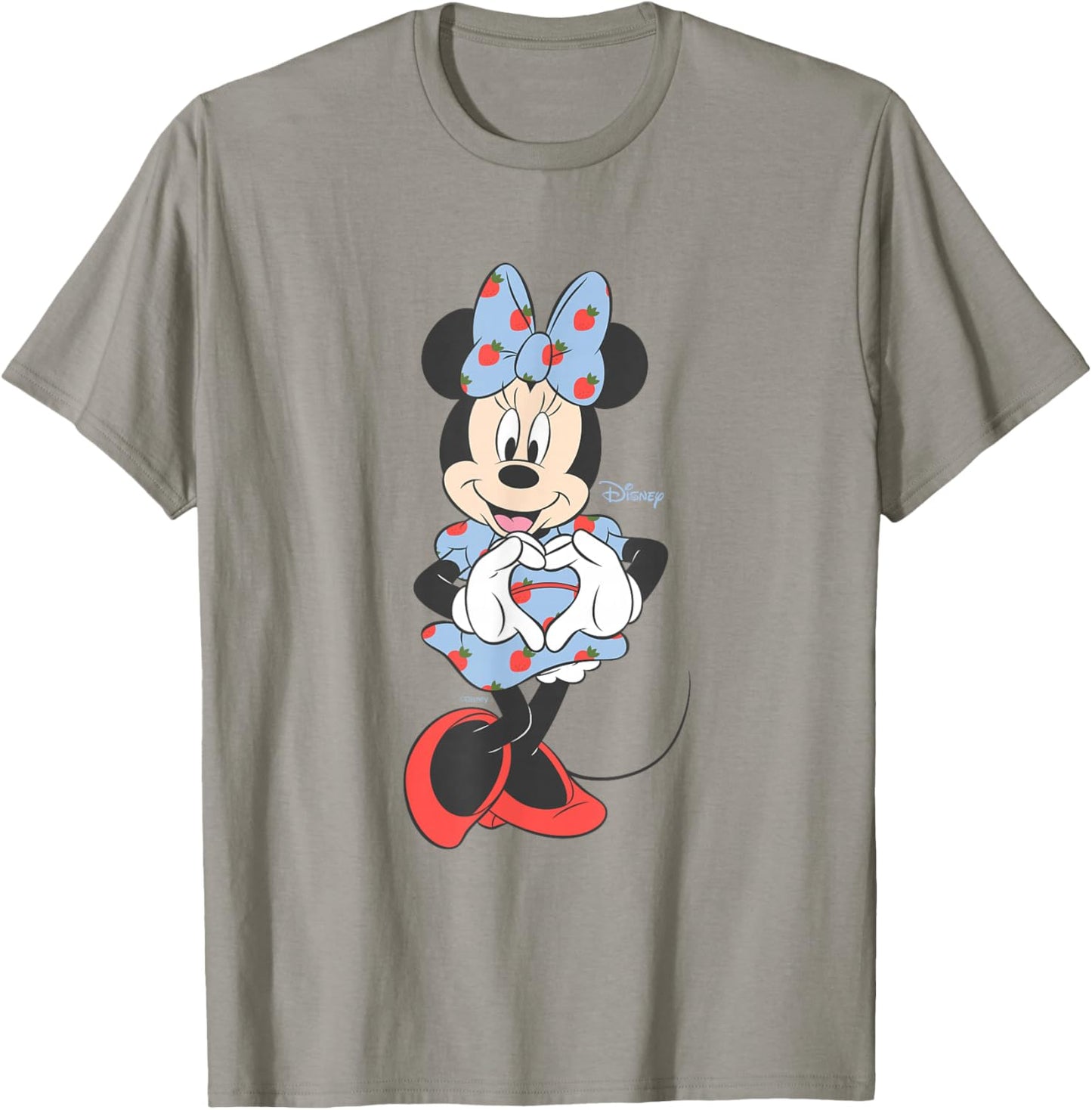 Disney Minnie Mouse Sweet Strawberry Valentine's Day T-Shirt - T-Shirt | Sand