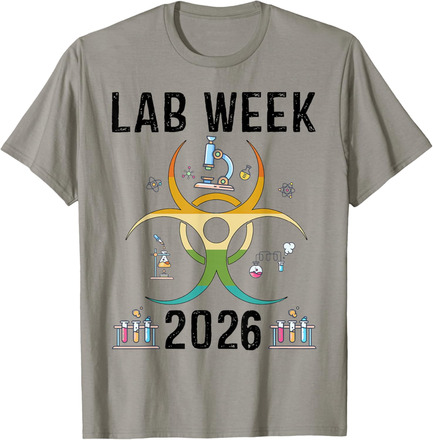 Lab Week 2026 Medical Laboratory Professionals Week Lab Tech T-Shirt - T-Shirt | Sand