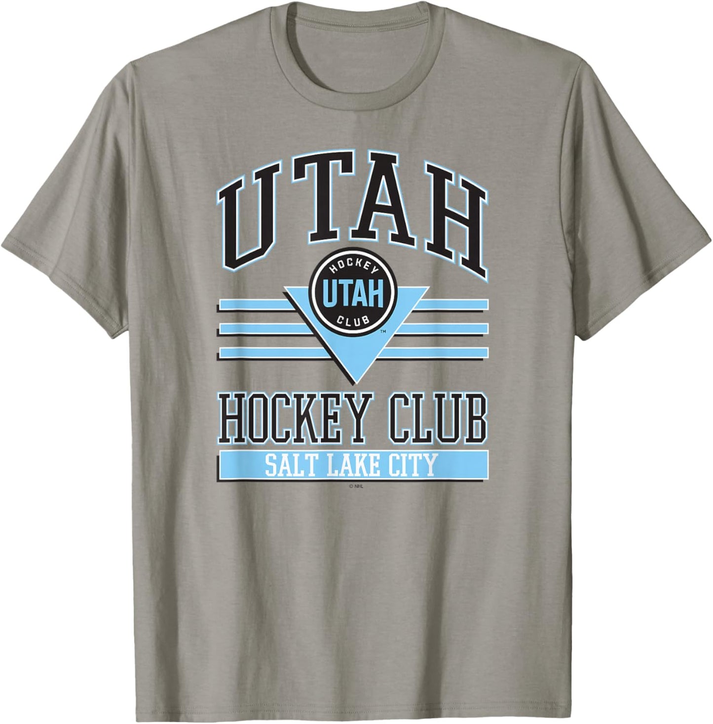 Utah Hockey Club Heather Gray Officially Licensed T-Shirt - T-Shirt | Sand