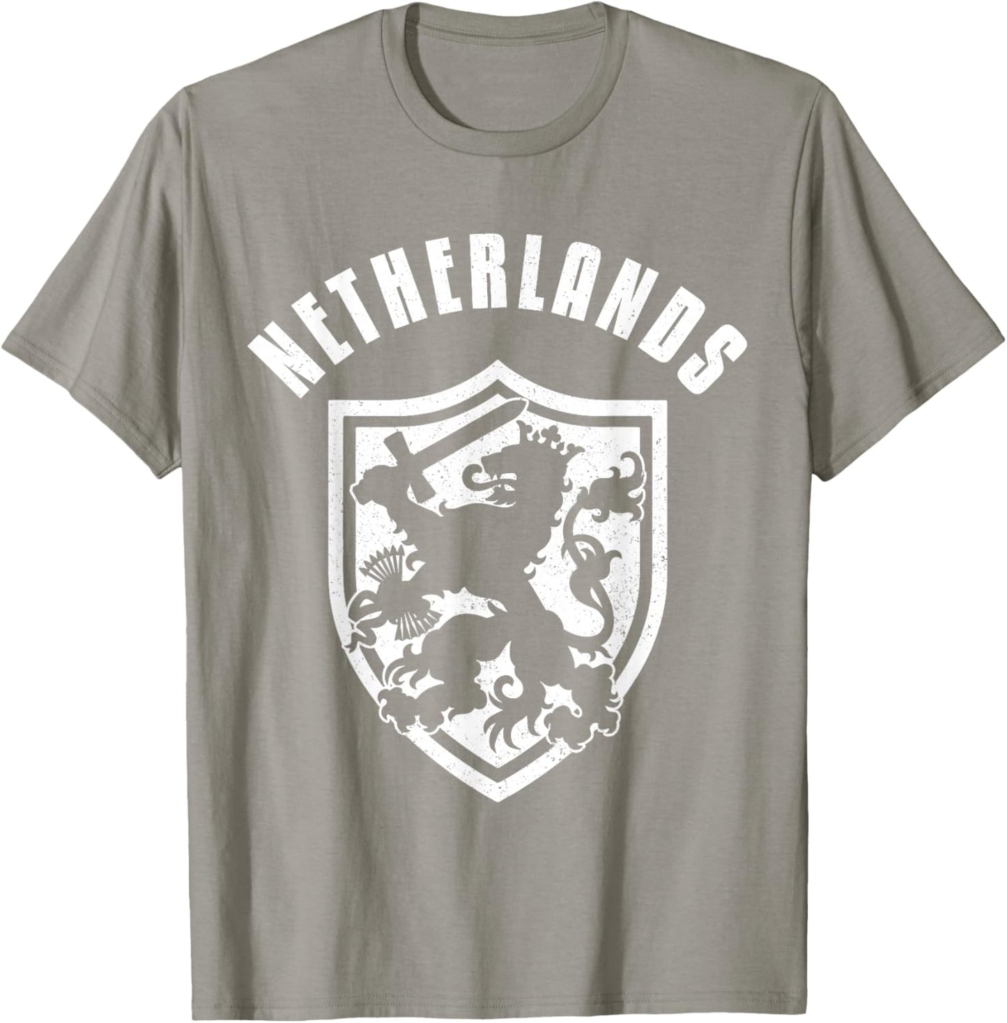 Nederland Netherlands Lion Dutch Holland Vintage Orange T-Shirt - T-Shirt | Sand
