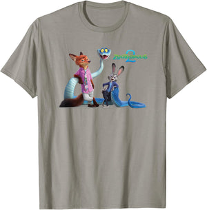 Zoomania Characters T-Shirt - T-Shirt | Sand