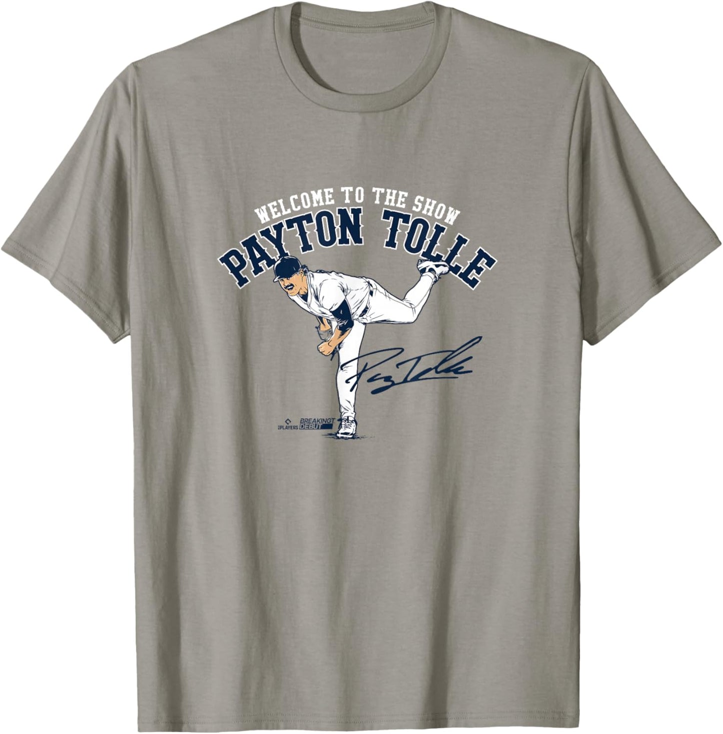 Payton Tolle - Welcome to The Show - Boston Baseball T-Shirt - T-Shirt | Sand