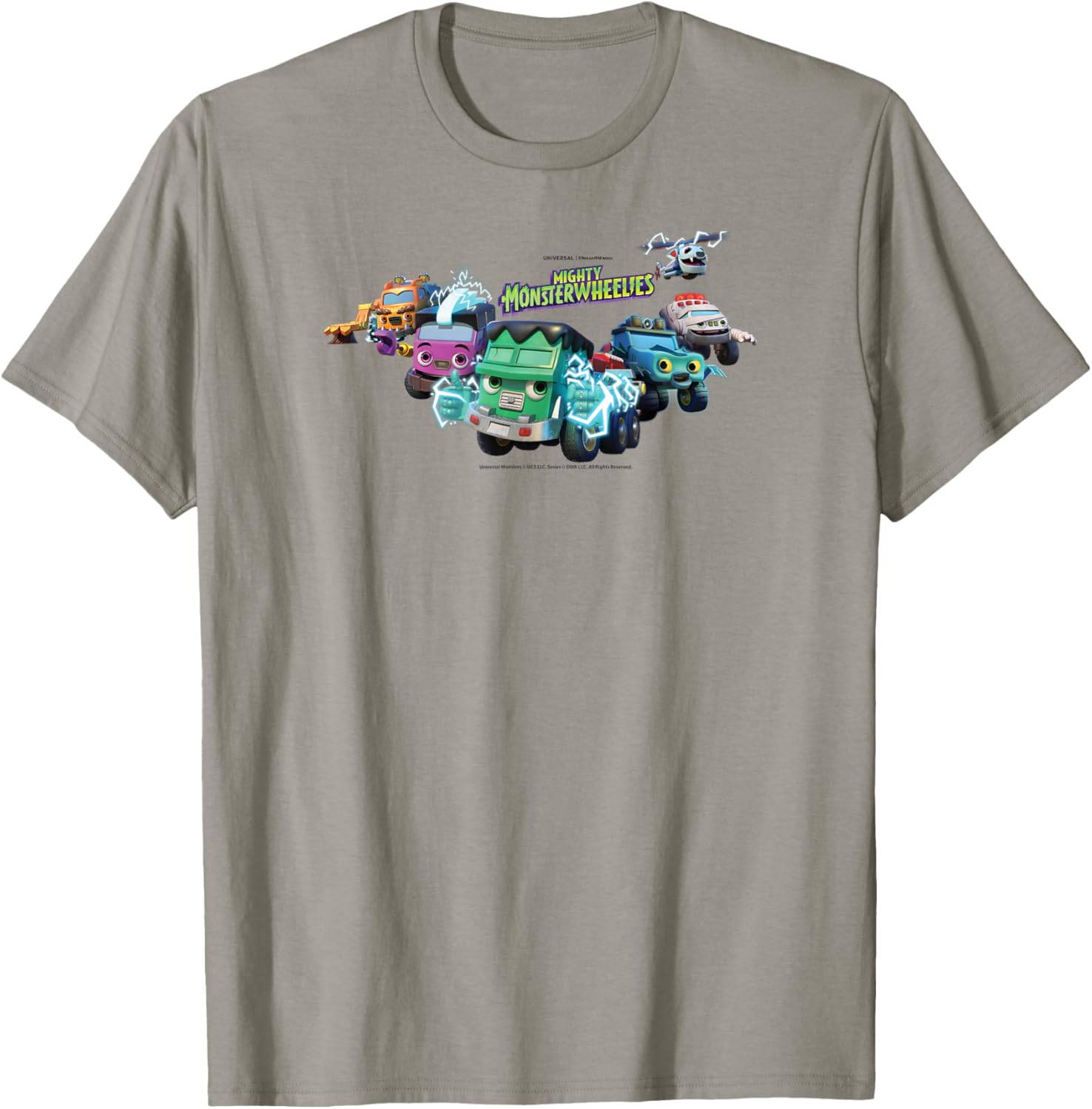 DreamWorks Mighty MonsterWheelies Team T-Shirt - T-Shirt | Sand
