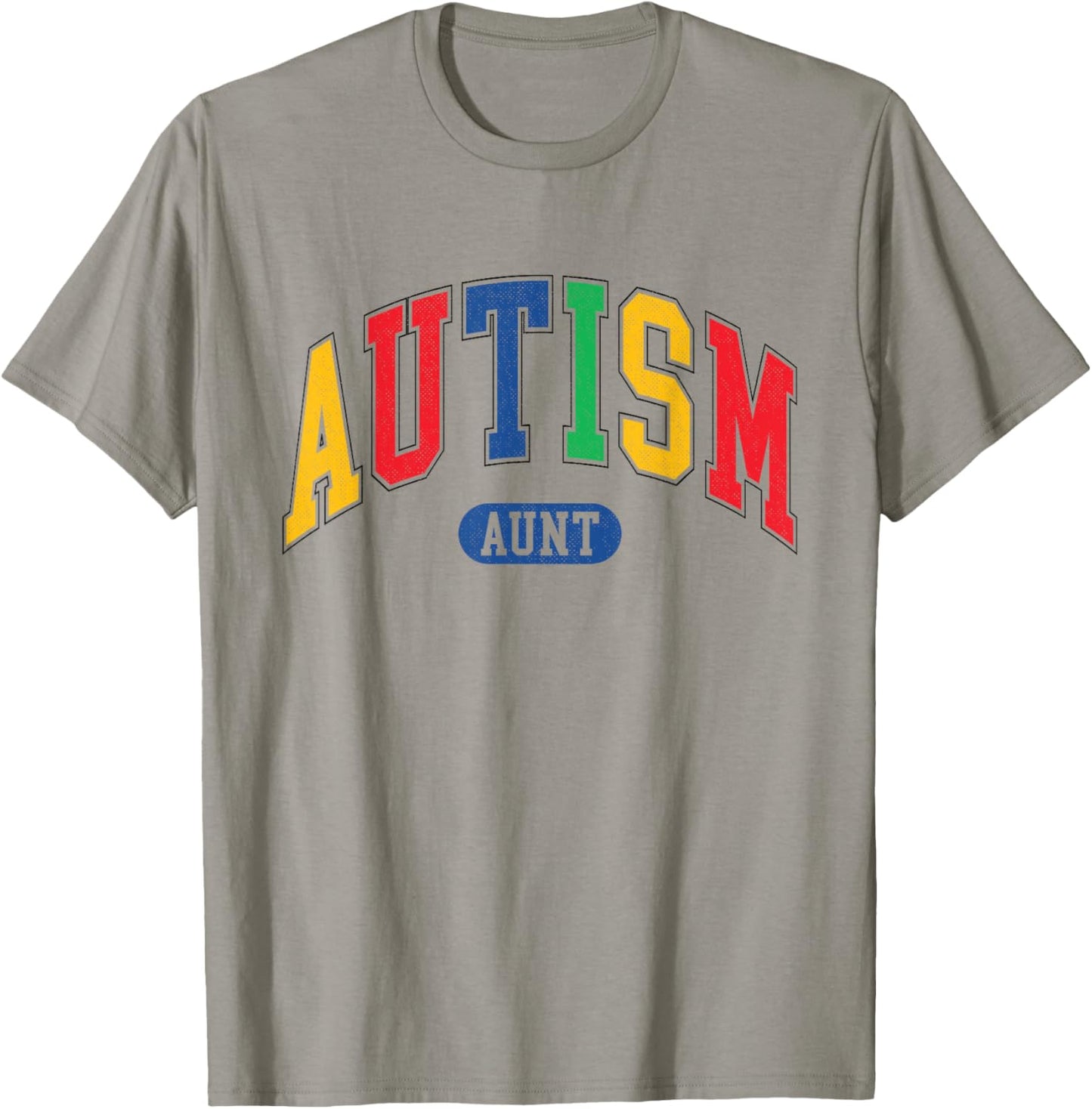 Autism Aunt Autism Awareness Family Matching T-Shirt - T-Shirt | Sand