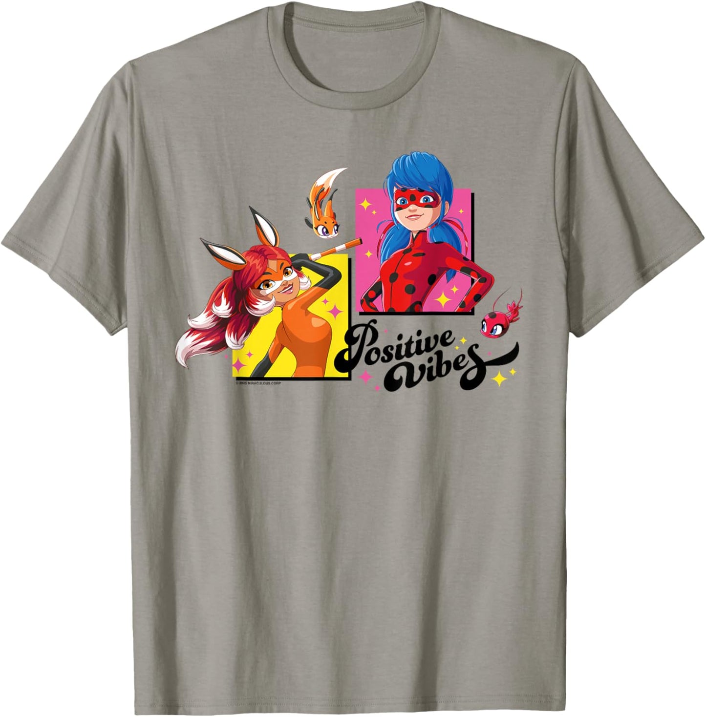 Positive Vibes & Rena Rouge T-Shirt - T-Shirt | Sand