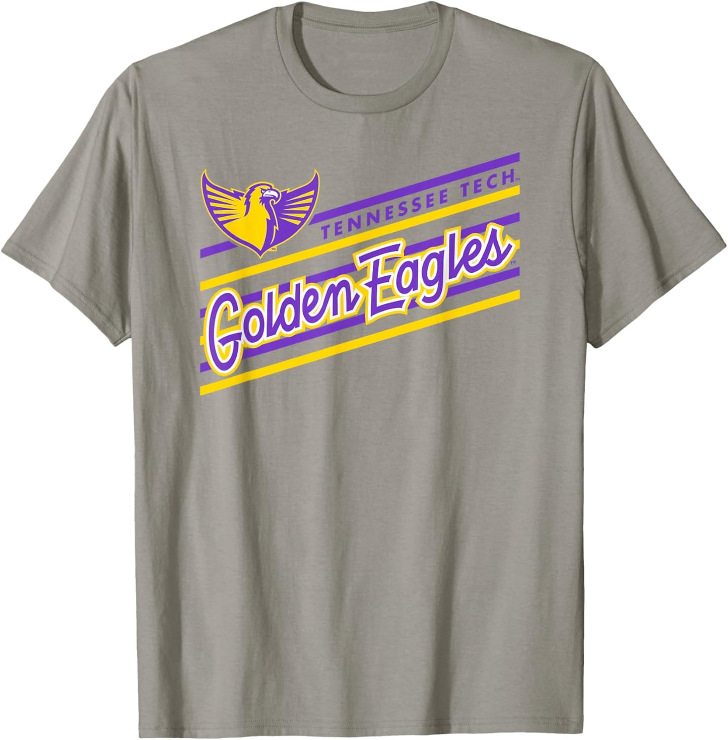 Tennessee Tech Golden Eagles Retro Performer Gray T-Shirt - T-Shirt | Sand