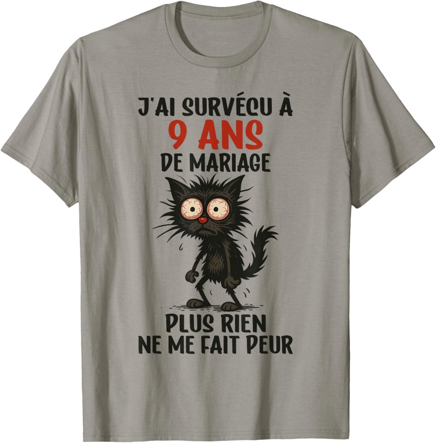 9 Ans Mariage - Anniversaire de Mariage 9 Ans T-Shirt - T-Shirt | Sand
