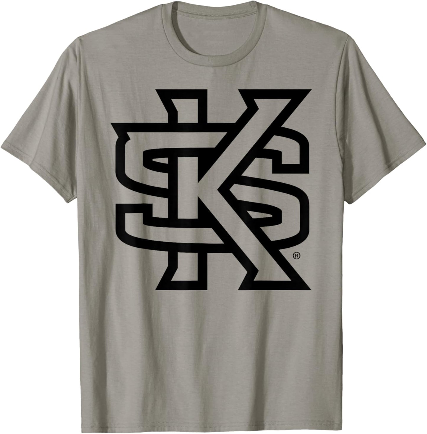 Kennesaw State Owls Two Tone White Officially Licensed T-Shirt - T-Shirt | Sand