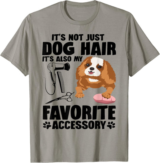 Dog Grooming Smocks Groomer Salon Dog Hairdresser T-Shirt - T-Shirt | Sand