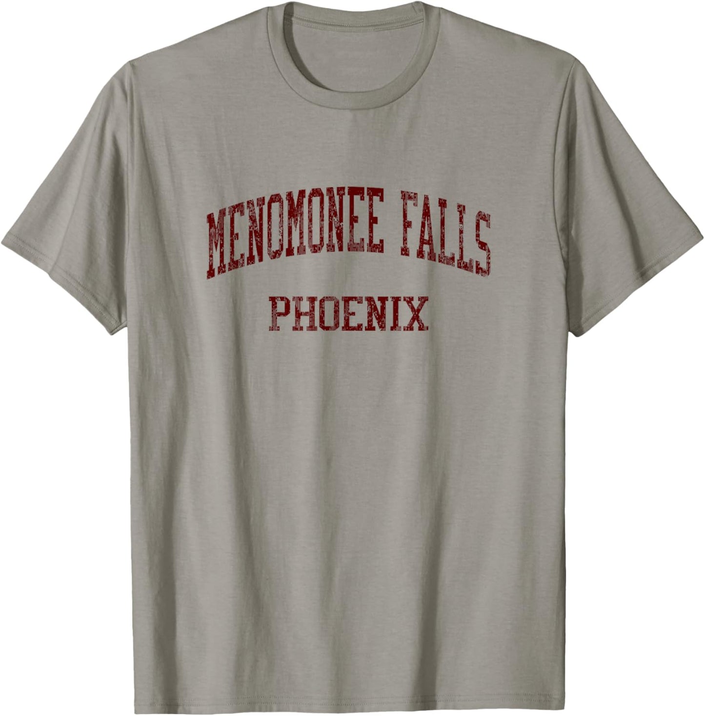 Menomonee Falls High School HS Menomonee Falls WI Vintage Sp T-Shirt - T-Shirt | Sand