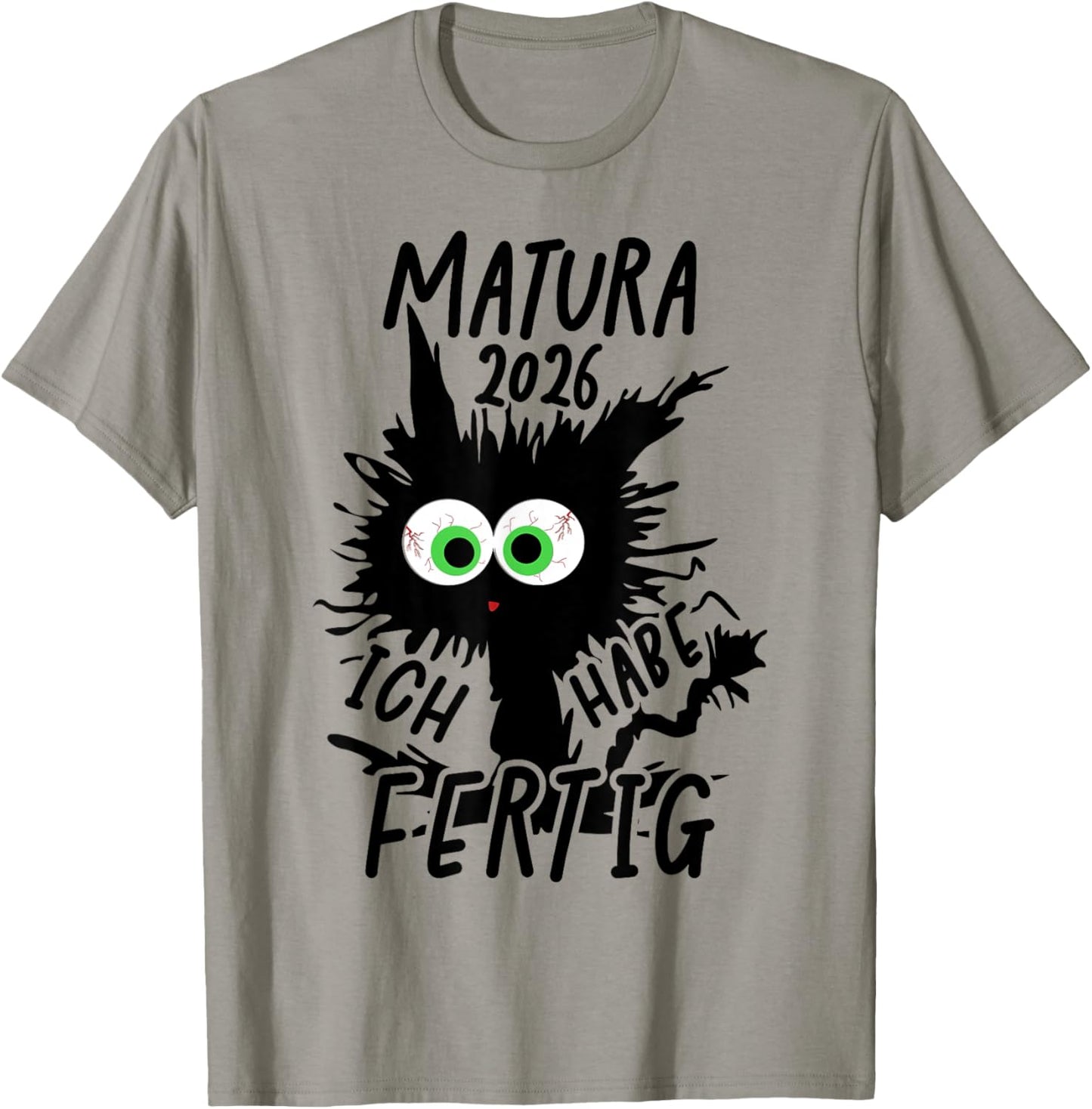 Matura 2026 with German Text "Ich Habe Fertig T-Shirt - T-Shirt | Sand