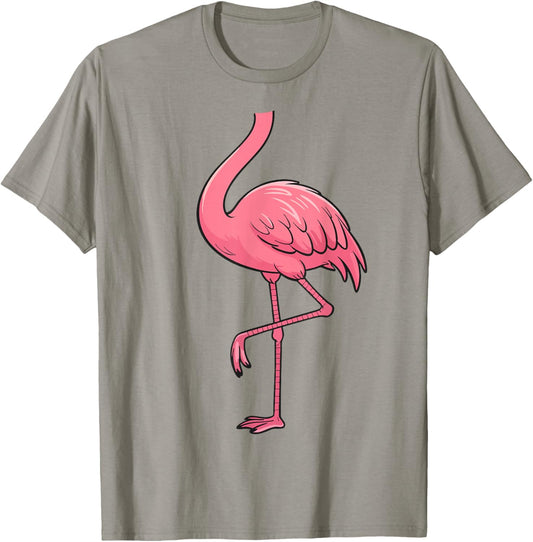 Flamingo Shirt Adult Men Women Kids Pink Flamingo Costume T-Shirt - T-Shirt | Sand
