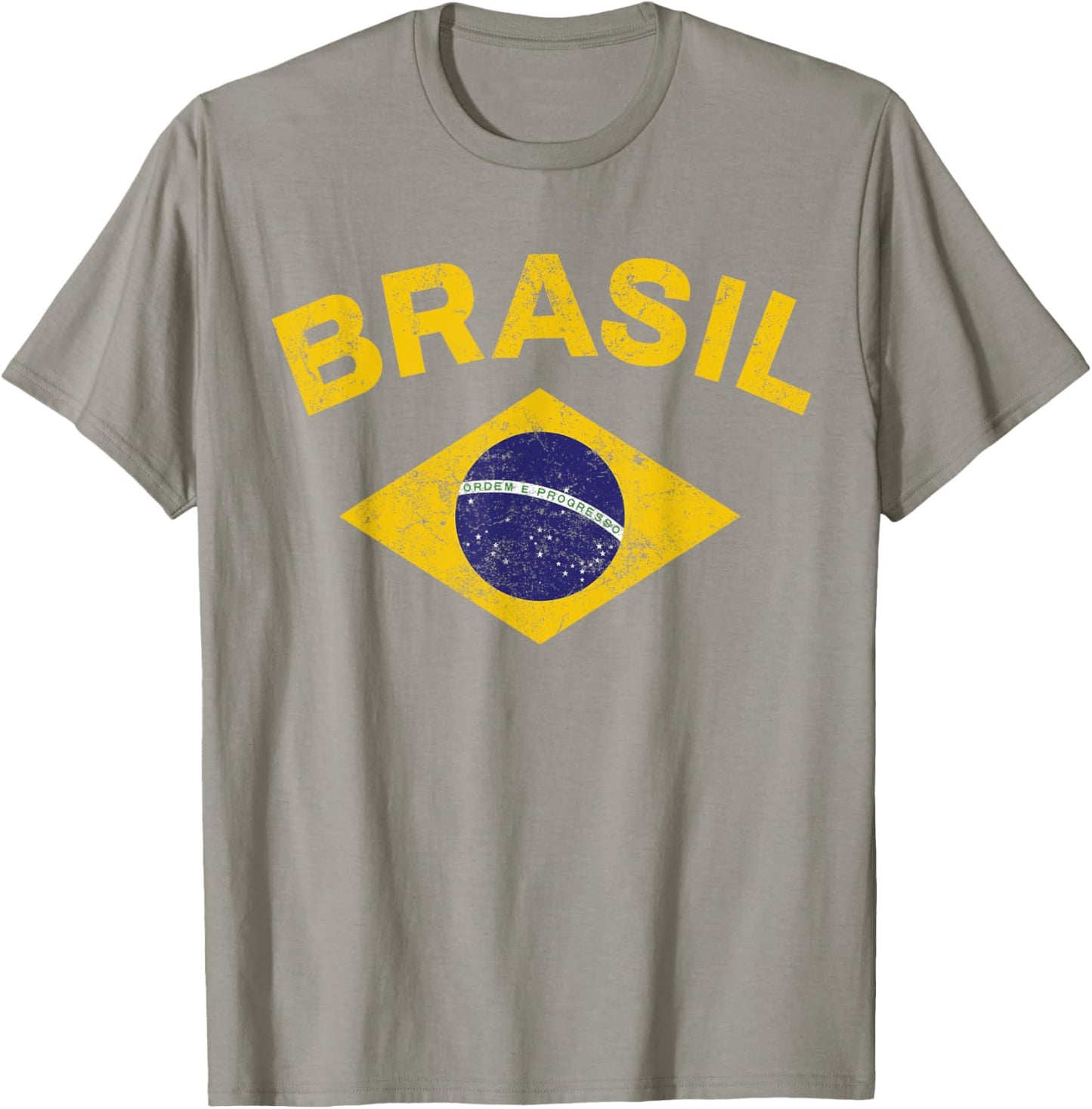 Brazil Flag Patriotic Brazilian Men Boys Girls Brazil T-Shirt - T-Shirt | Sand