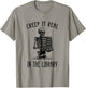 Funny Halloween Skeleton Pun Book Lover Library Joke T-Shirt - T-Shirt | Sand