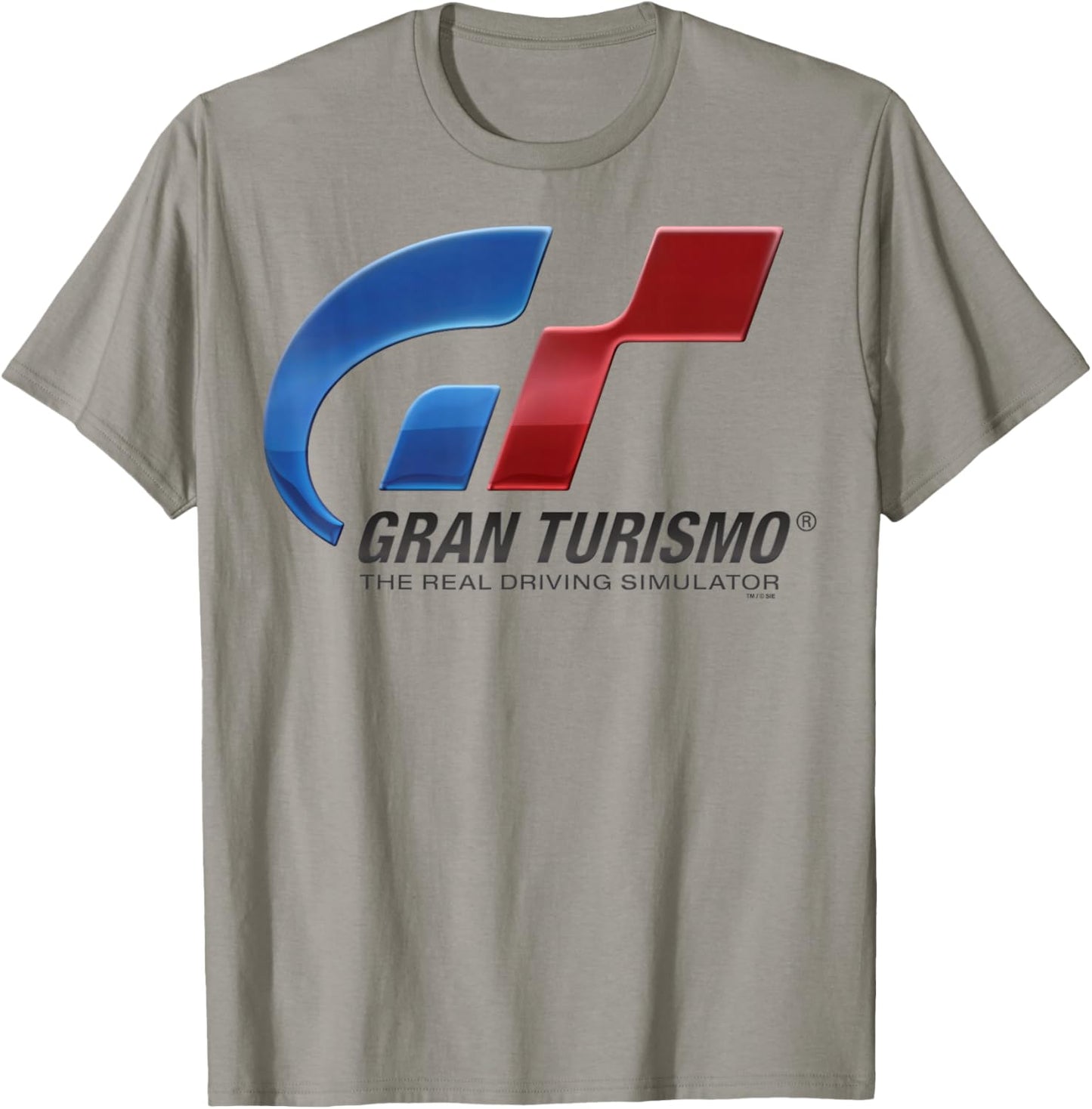 PlayStation Gran Turismo The Real Driving Simulator Logo T-Shirt - T-Shirt | Sand