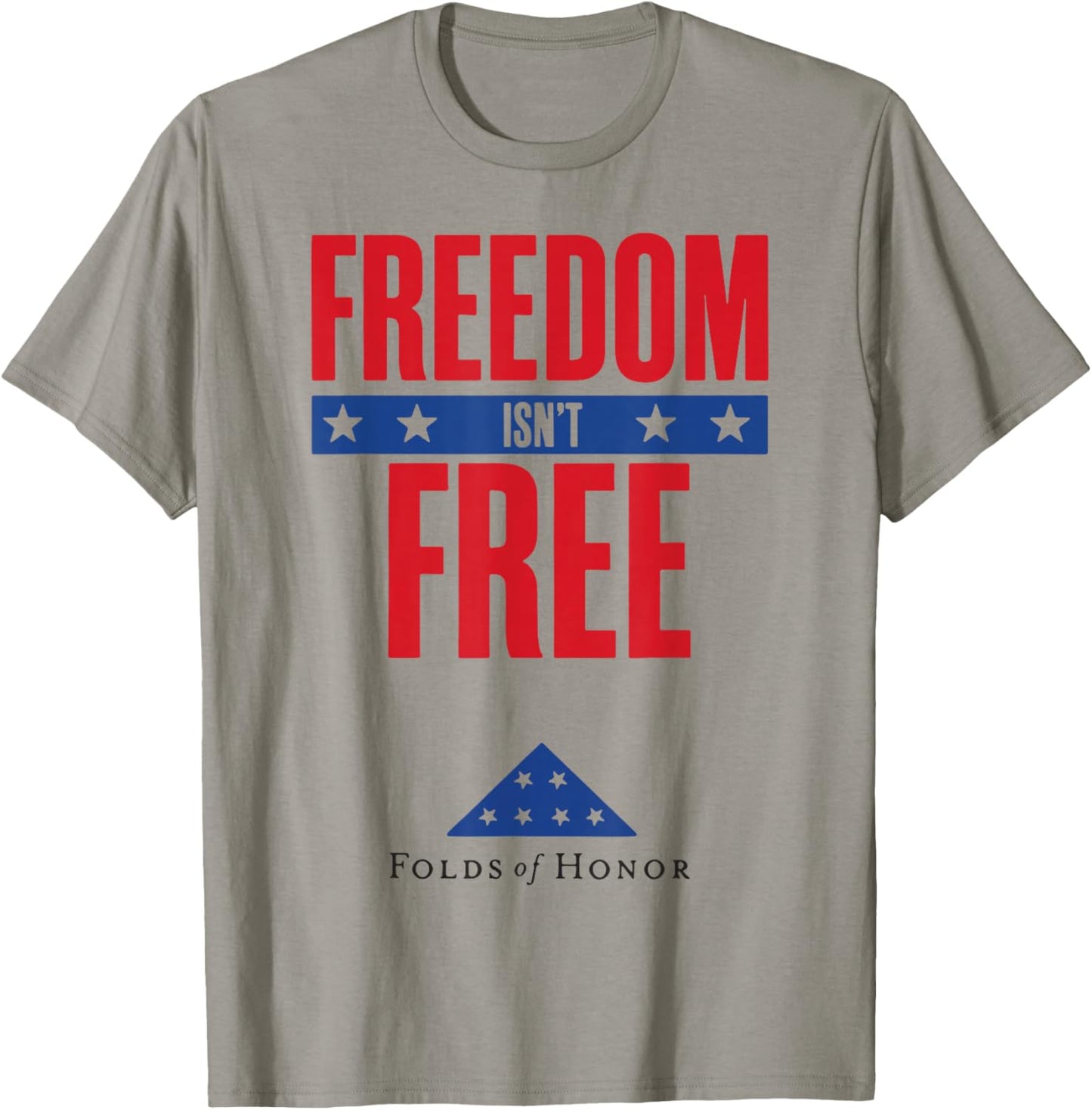 Freedom Isn't Free Folds of Honor T-Shirt - T-Shirt | Sand