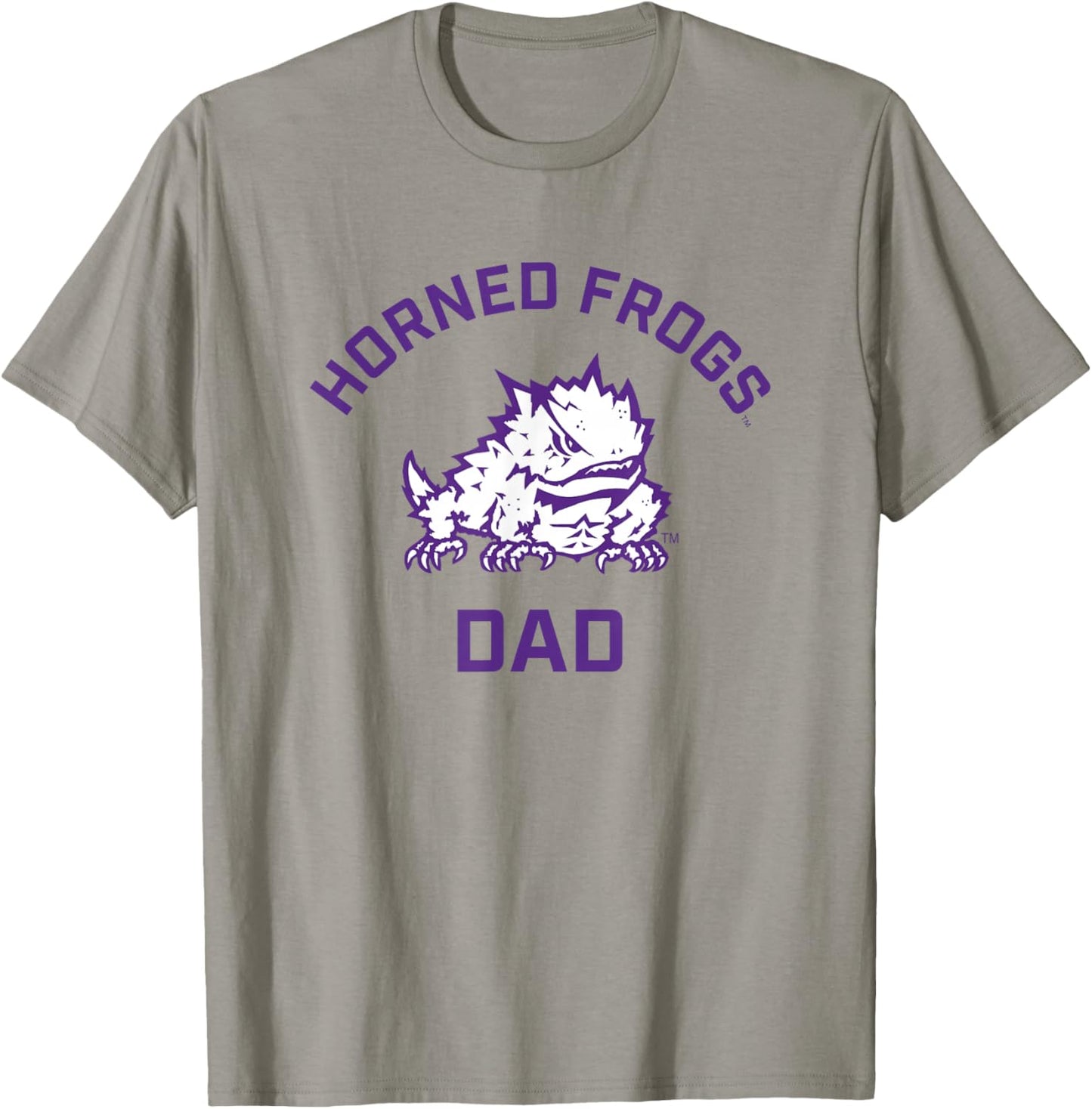 TCU Horned Frogs Arched Dad T-Shirt - T-Shirt | Sand