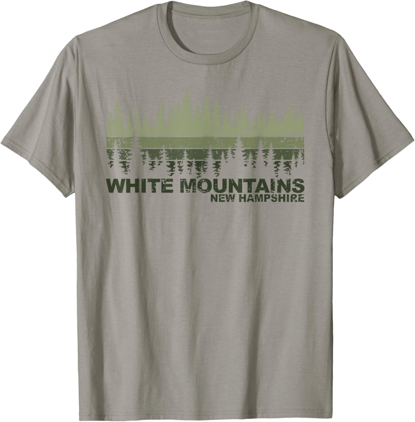 White Mountains New Hampshire T-Shirt - T-Shirt | Sand