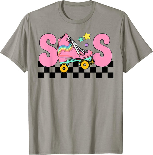 Sister Rolling Into Birthday Roller Skating Family Matching T-Shirt - T-Shirt | Sand