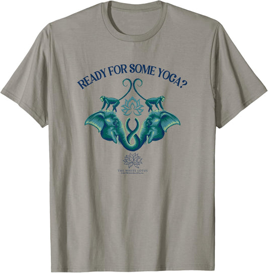 The White Lotus HBO Original Series Yoga T-Shirt - T-Shirt | Sand