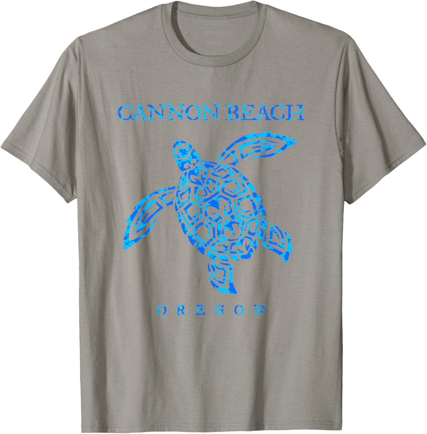 Cannon Beach Oregon Sea Turtle Boys Girls Souvenir T-Shirt - T-Shirt | Sand