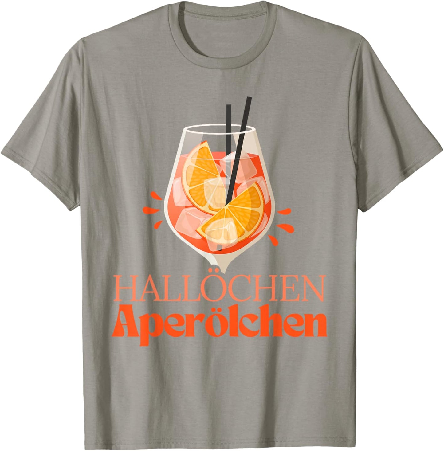 Hallöchen Aperölchen Summer Party Cocktail Spritz Aperitif T-Shirt - T-Shirt | Sand