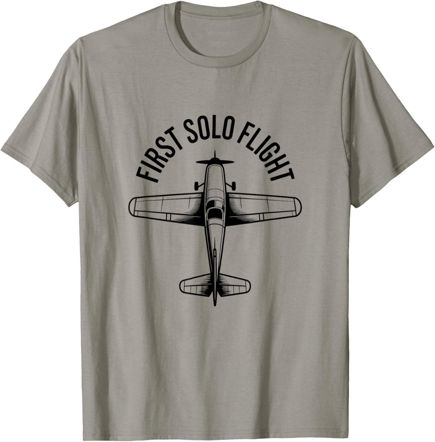 First Solo Flight Student Pilot Aviation Training T-Shirt - T-Shirt | Sand