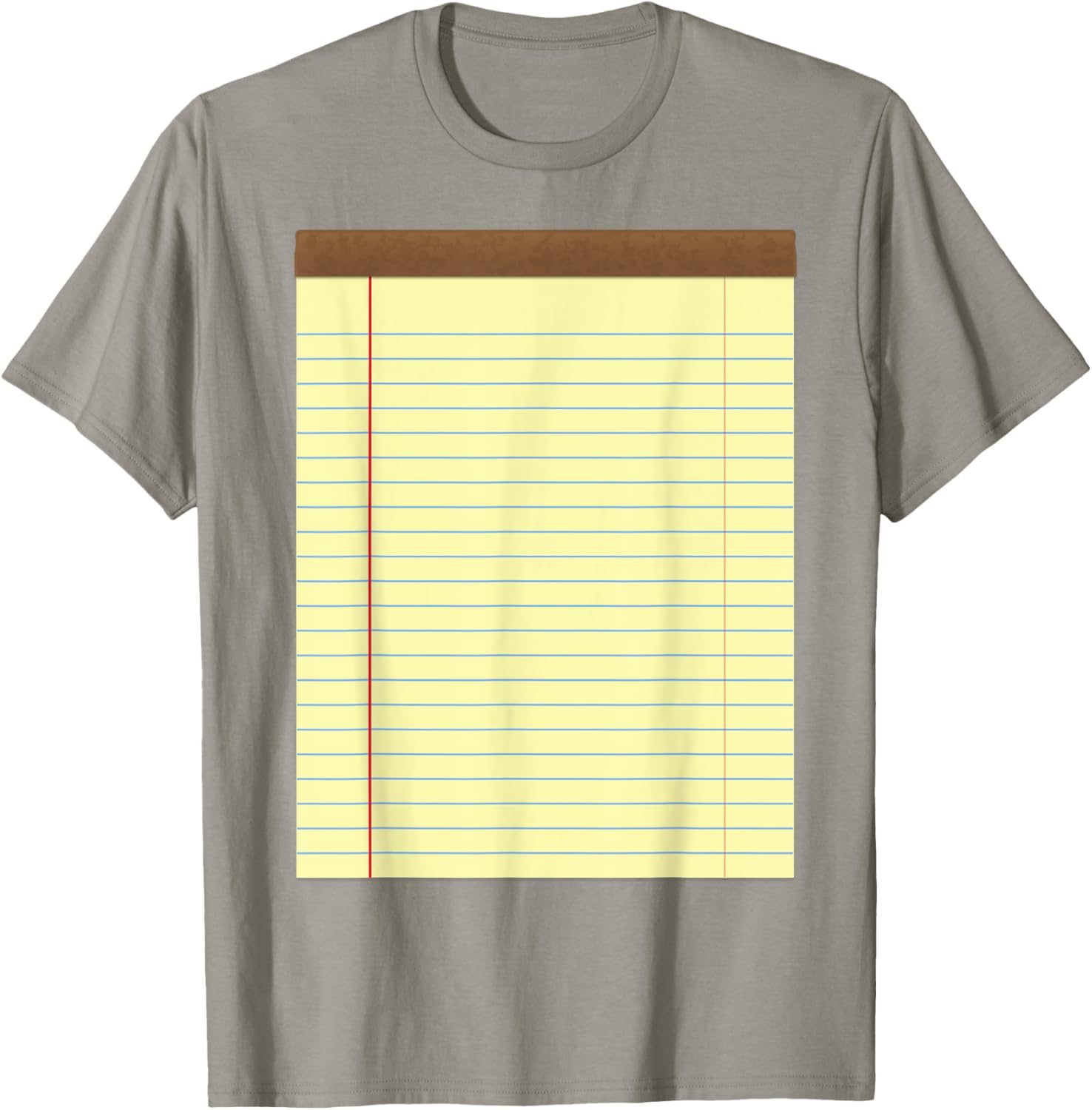 Yellow Pad Lined Notebook Couple Group Halloween Costume T-Shirt - T-Shirt | Sand