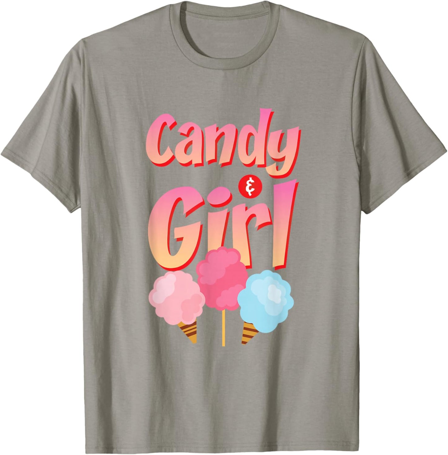 Cute Candy Girl Shirt Rainbow Cotton Candy T-Shirt - T-Shirt | Sand