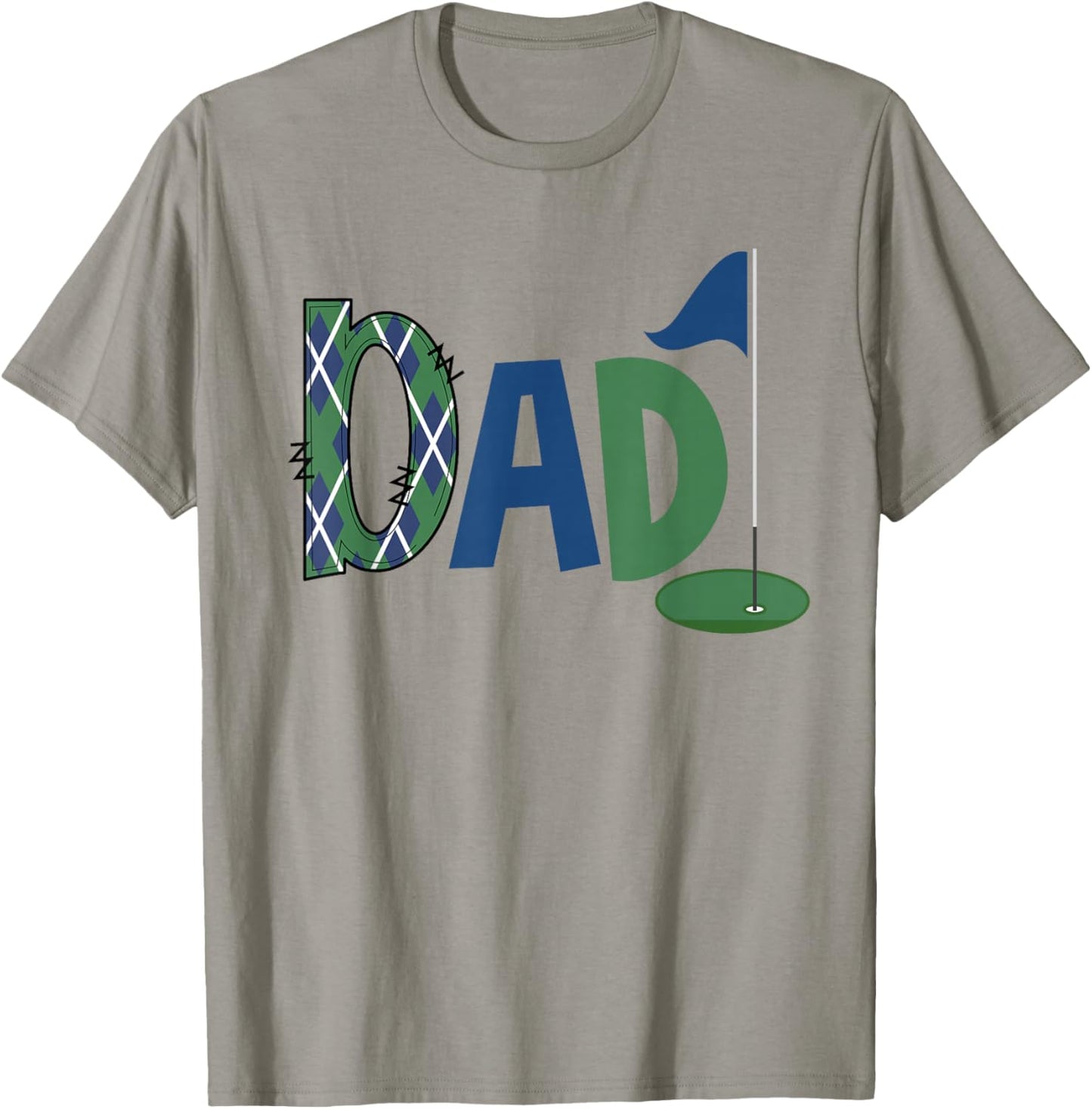 Dad of The Birthday Boy Hole in One Golf Sport Matching T-Shirt - T-Shirt | Sand