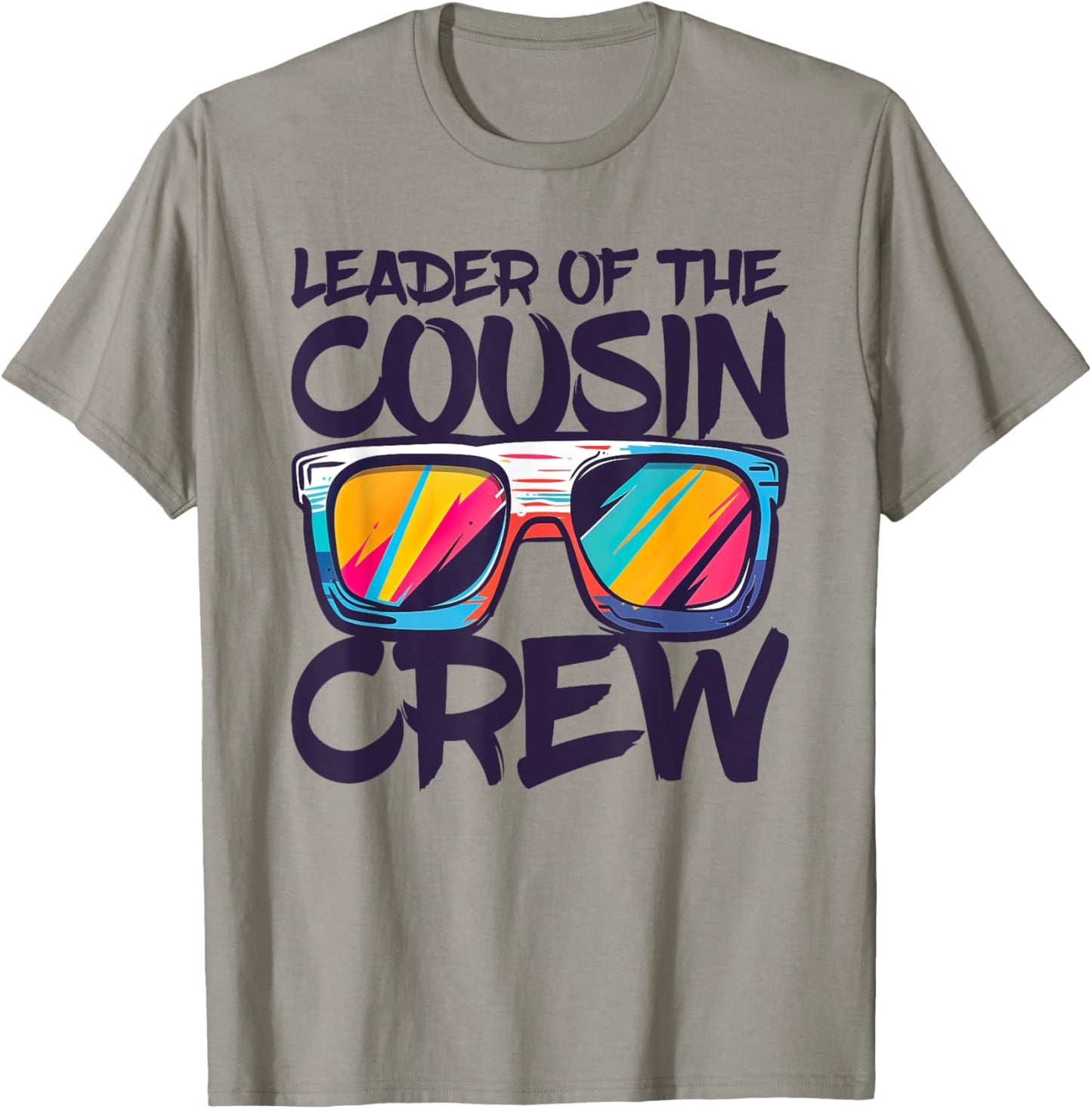 Leader Of The Cousin Crew Shirt Adults Boy Girl Best Cousin T-Shirt - T-Shirt | Sand