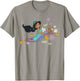 Disney Aladdin Jasmine and Abu Magic Carpet Ride Drawing T-Shirt - T-Shirt | Sand