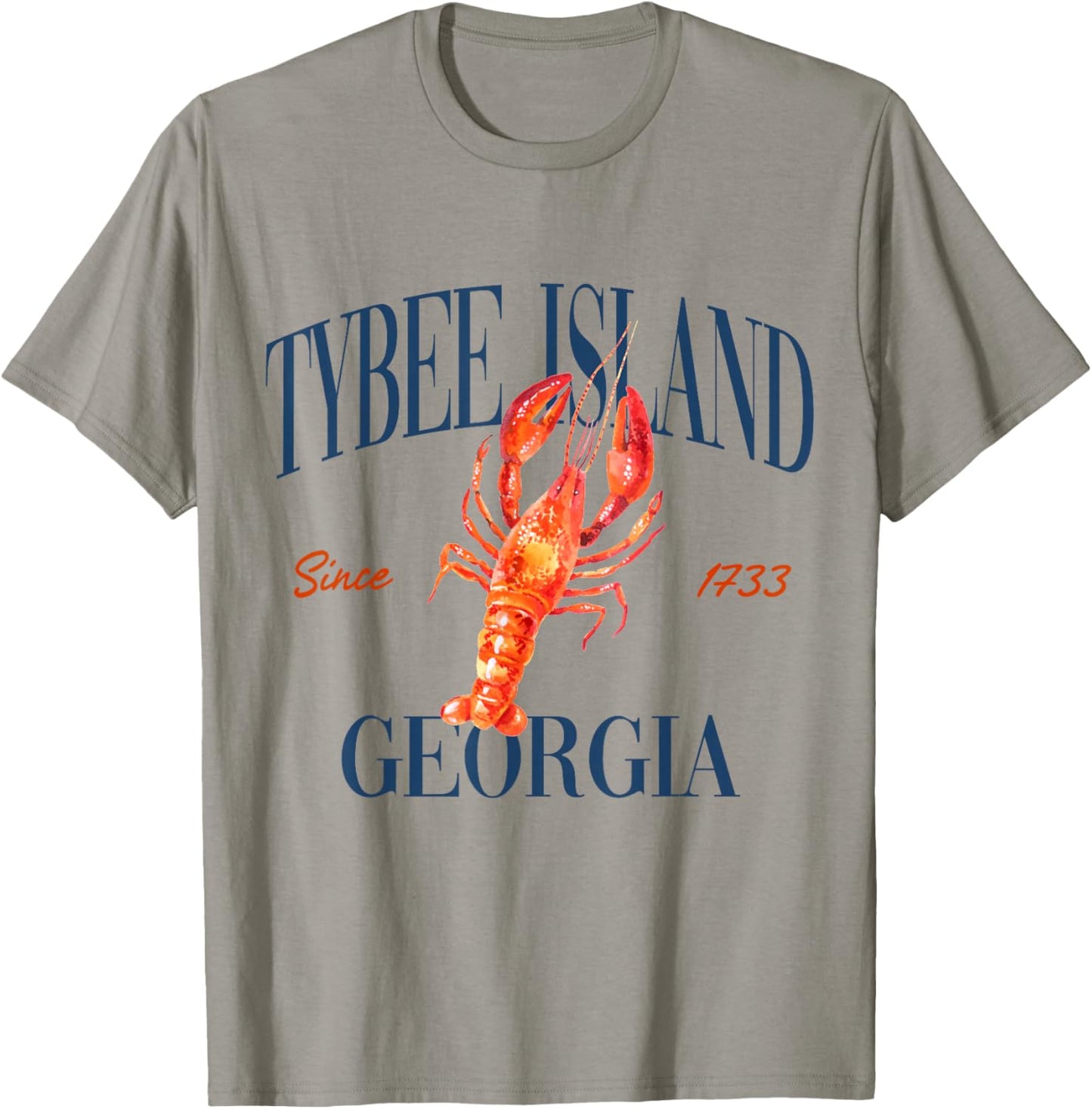 Tybee Island Georgia Est. 1733 - Old Money, Aesthetic T-Shirt - T-Shirt | Sand