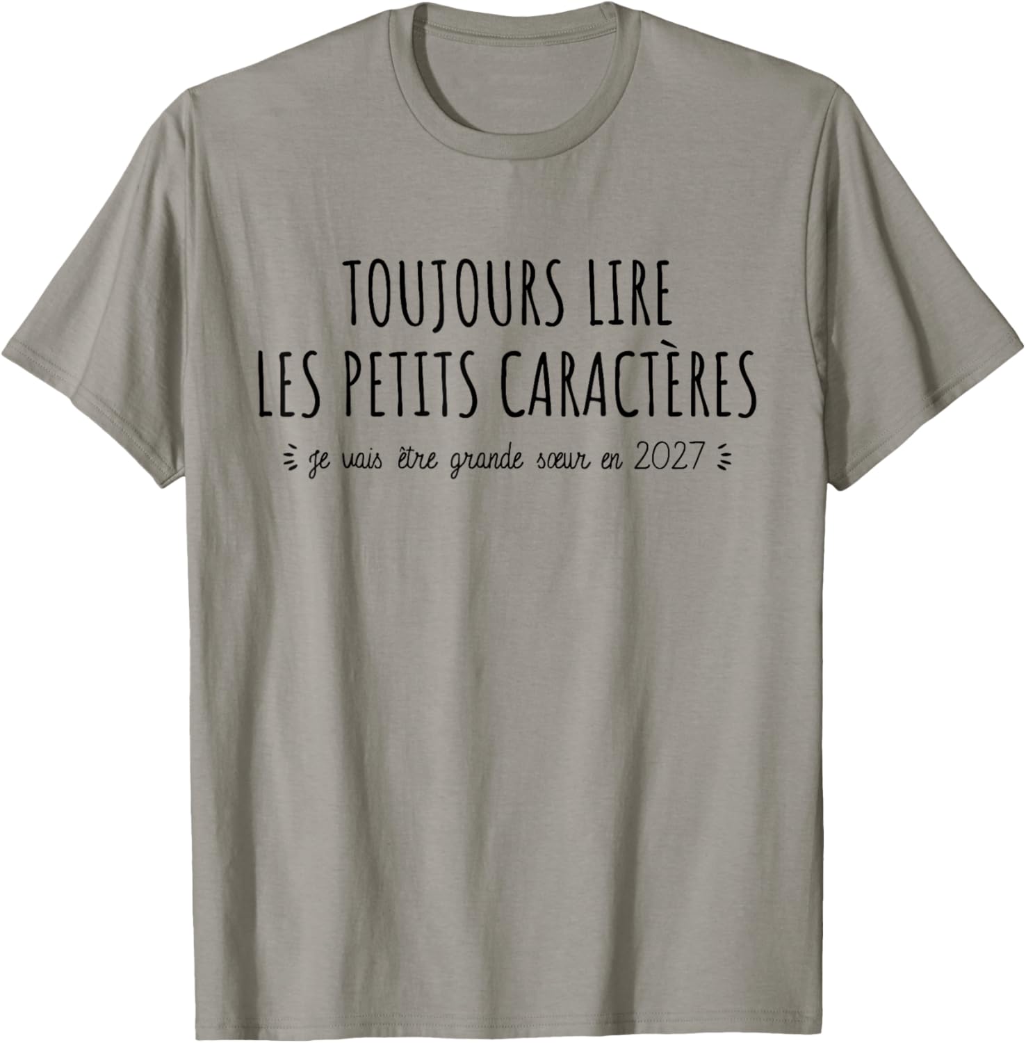 Je Vais Être Grande Sœur 2027 Annonce Future Grande Sœur T-Shirt - T-Shirt | Sand