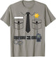 Police Costume Policeman Carnival Fancy Dress T-Shirt - T-Shirt | Sand