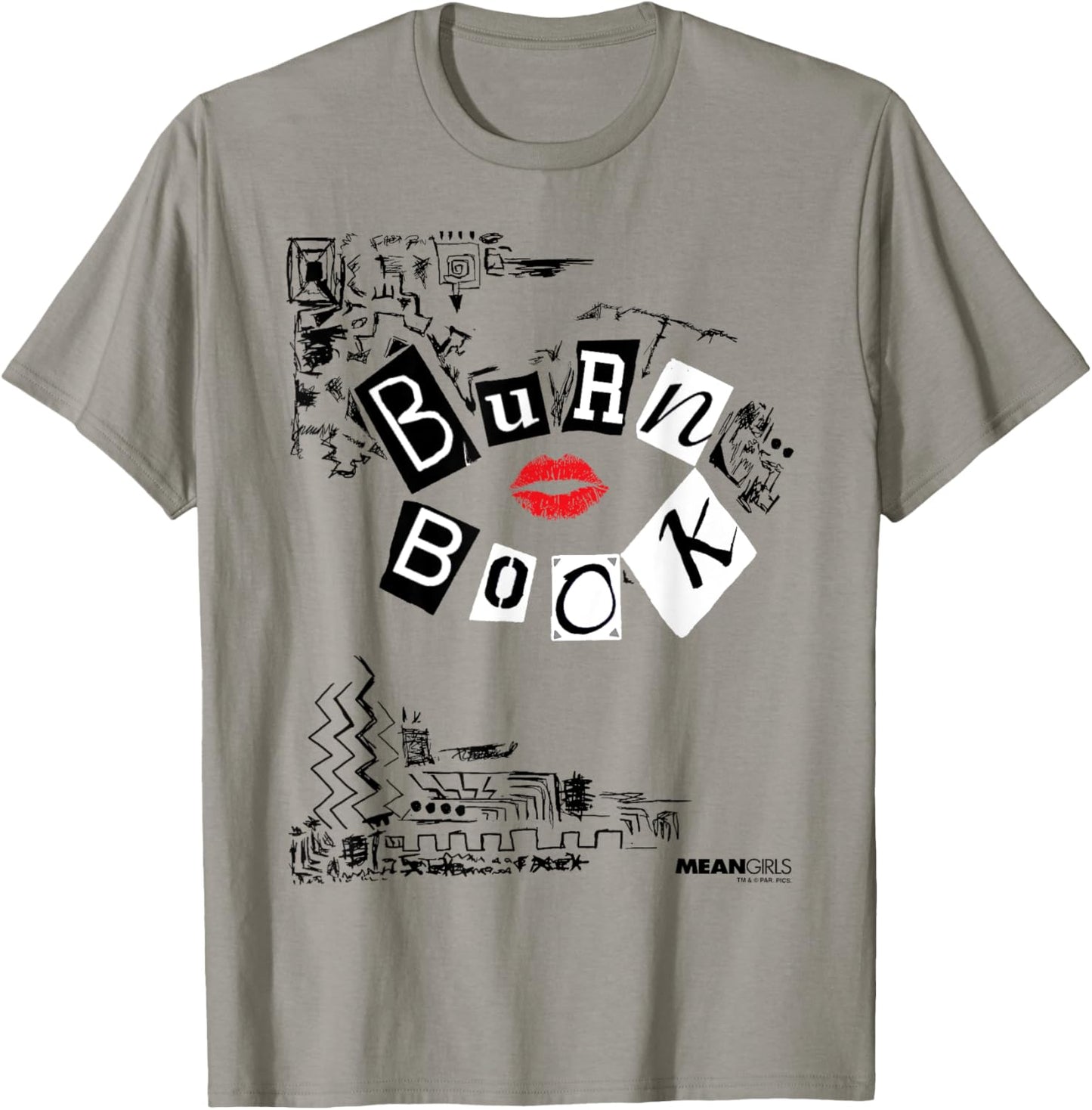Mean Girls Burn Book Cover Art T-Shirt - T-Shirt | Sand