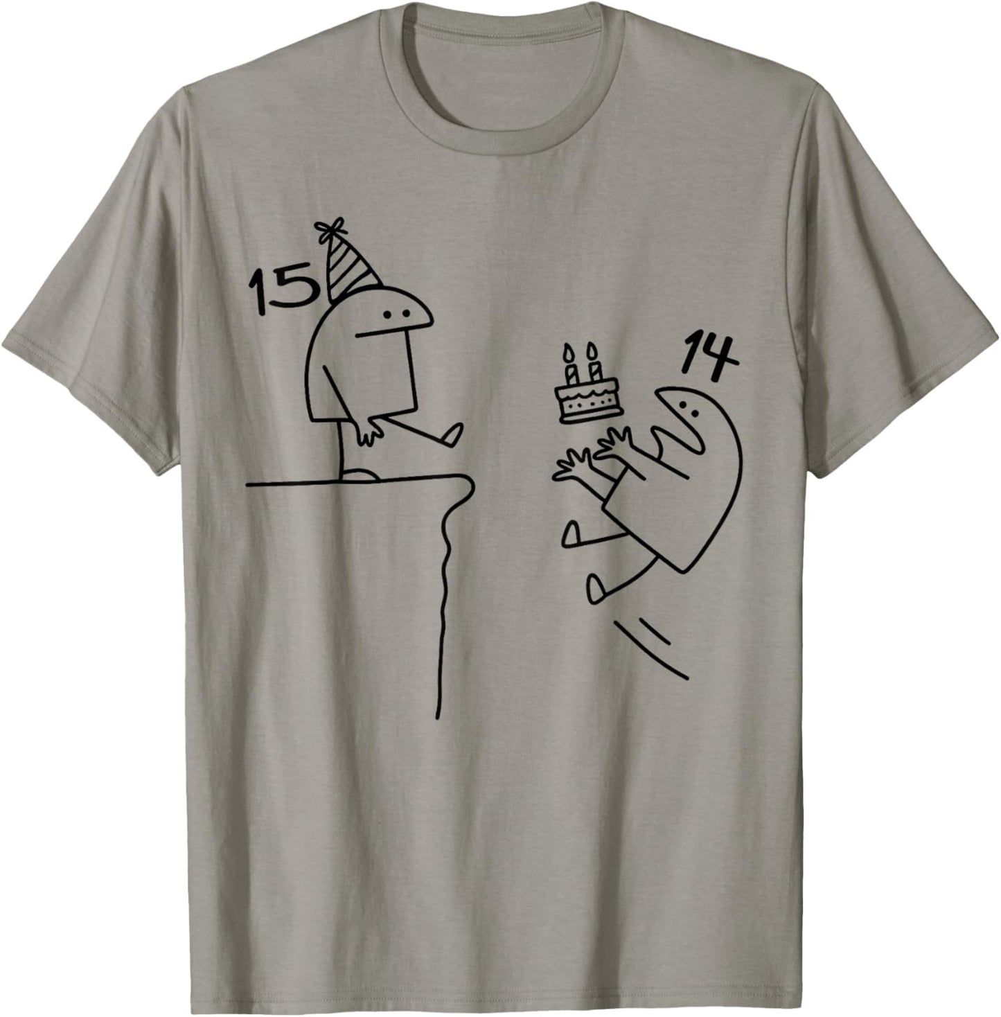 15th Birthday Party Funny 15 Years Old Birthday Teens T-Shirt - T-Shirt | Sand