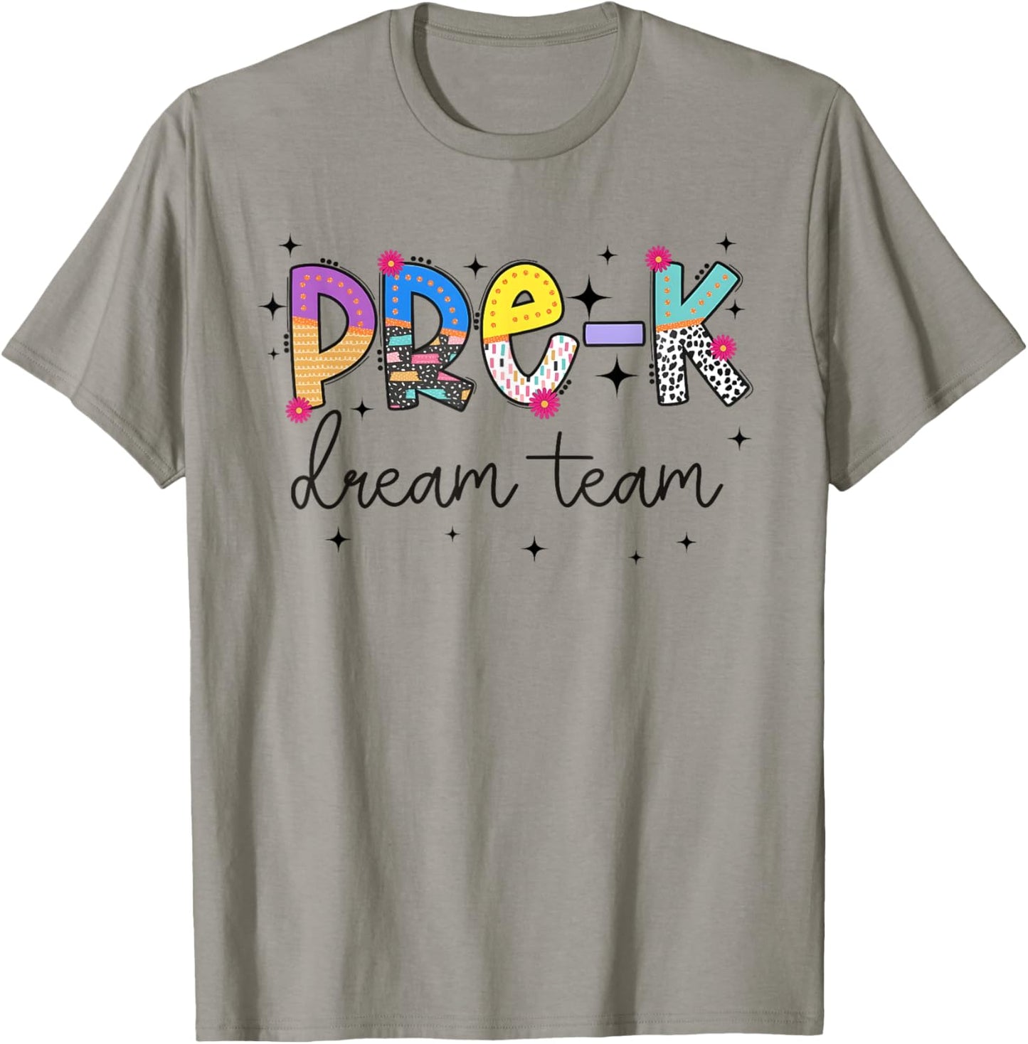 Preschool Dream Team Back To School Pre-K Teacher T-Shirt - T-Shirt | Sand
