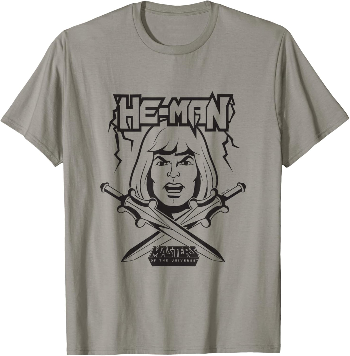 Meister des Universums He-Man Schwarz und Weiß T-Shirt - T-Shirt | Sand