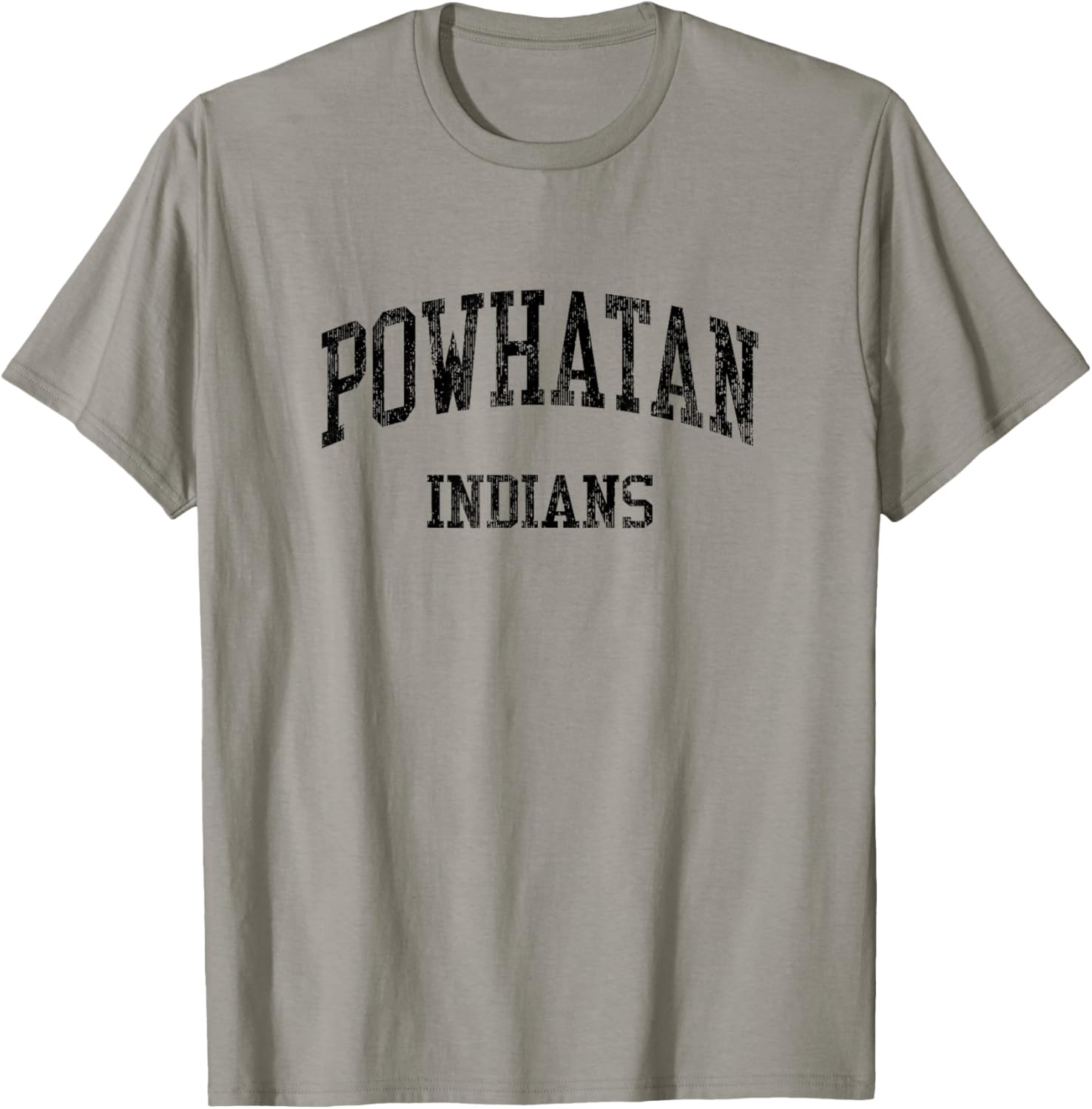 Powhatan High School HS Powhatan VA Vintage Sports T-Shirt - T-Shirt | Sand