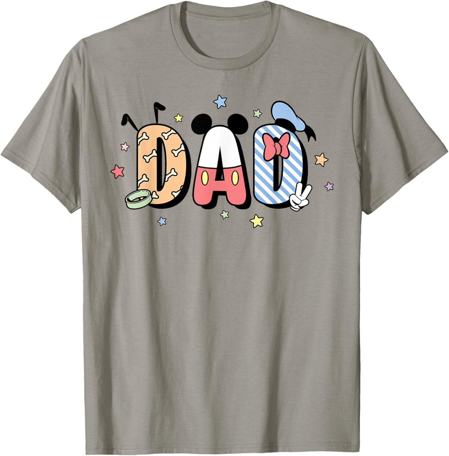Disney Mickey and Friends Father's Day Dad Pluto Mickey T-Shirt - T-Shirt | Sand