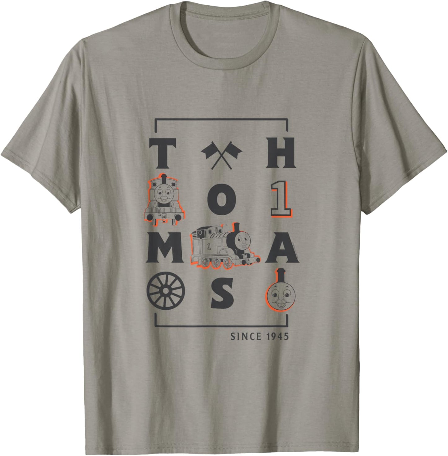 Thomas & Friends - Letters and Icons T-Shirt - T-Shirt | Sand