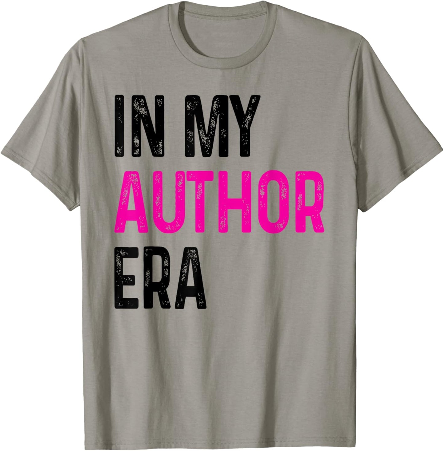 In My Author Era Writer Funny Reading Writing Author T-Shirt - T-Shirt | Sand