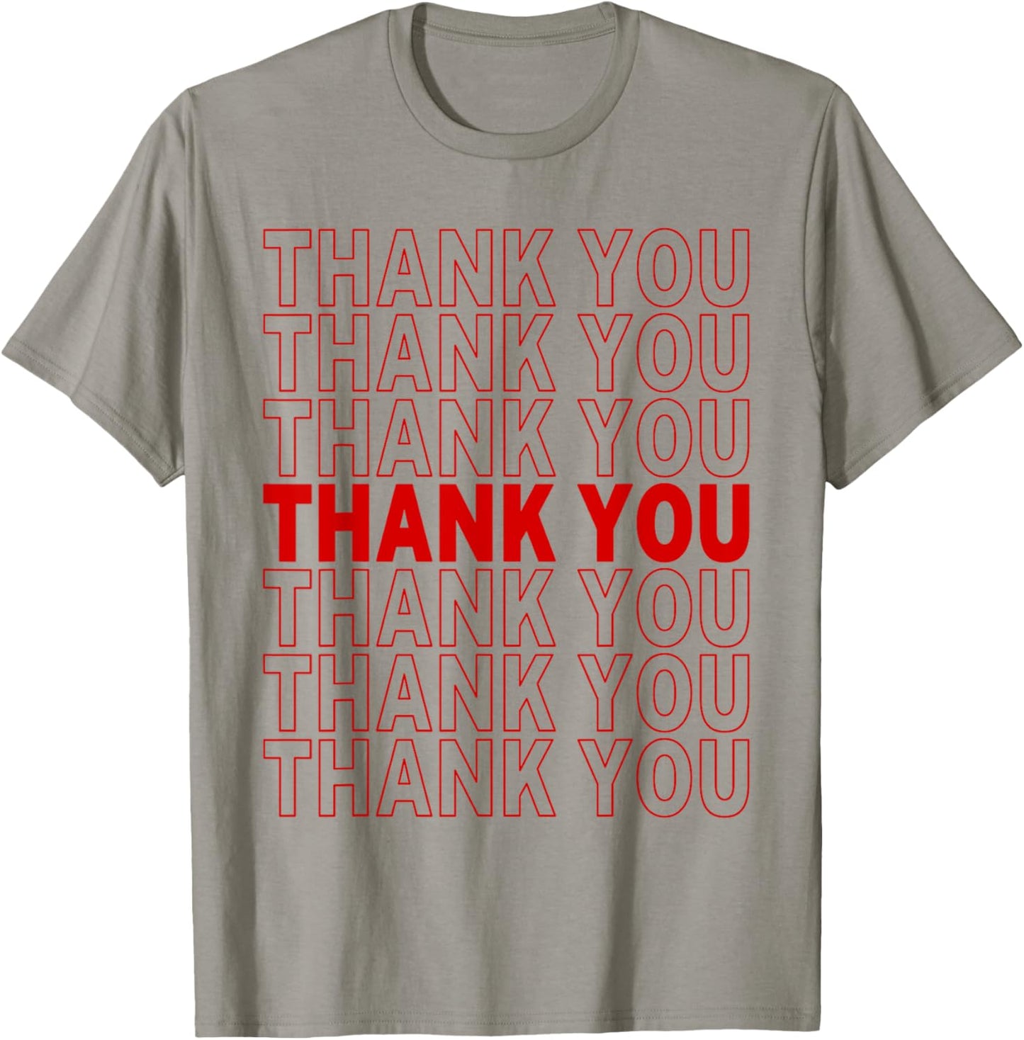 Thank You Bag "Thank You" T-Shirt - T-Shirt | Sand